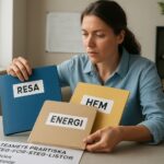 Teamets praktiska steg-för-steg-listor för resa, boende och energival